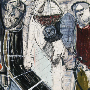 Fencer, Front View, 1953 (SOLD)
